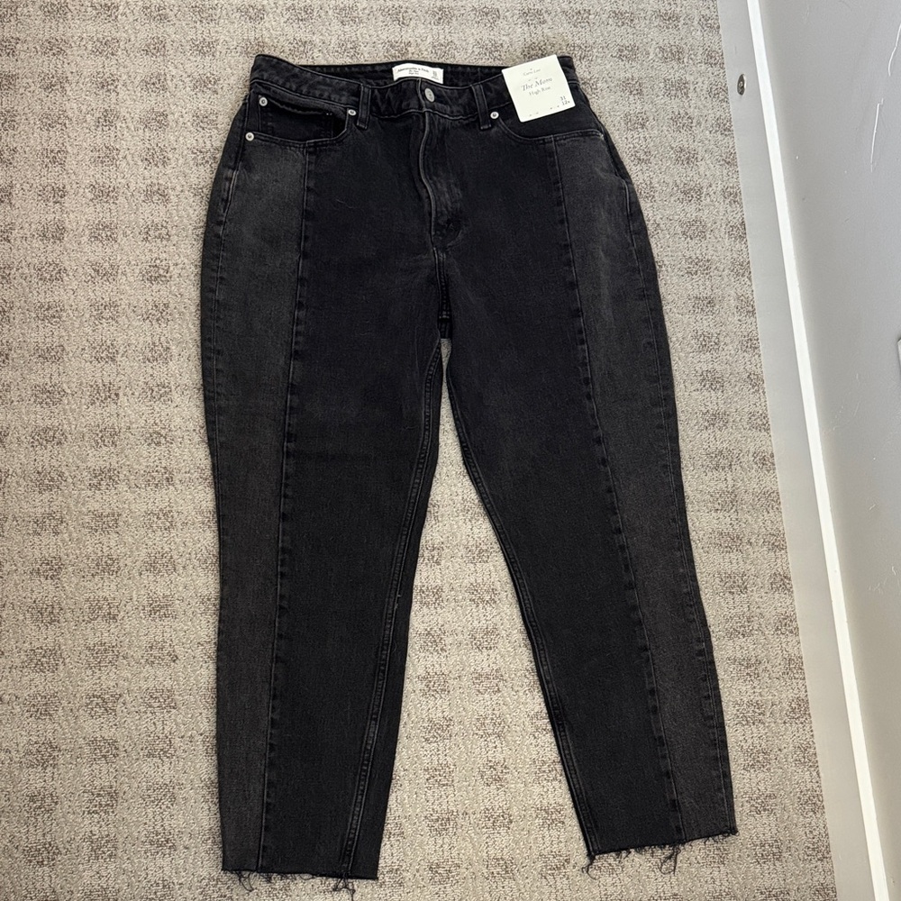 Abercrombie & Fitch Black High Rise Women Jeans